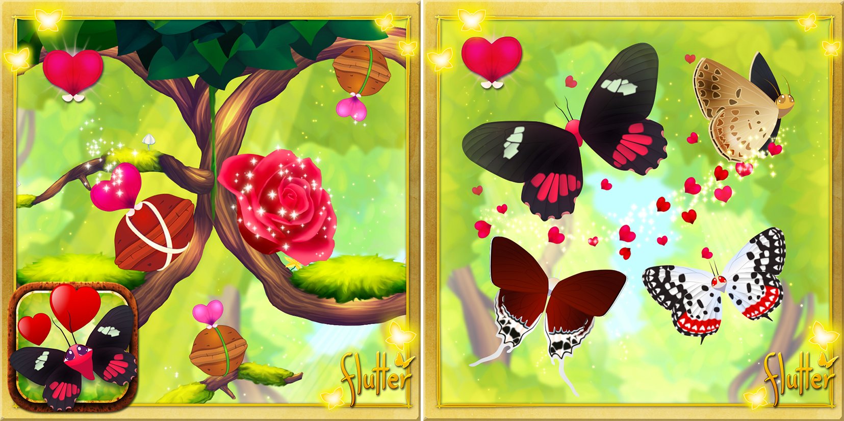 Flutter Butterfly Sanctuary  Valentine's event
