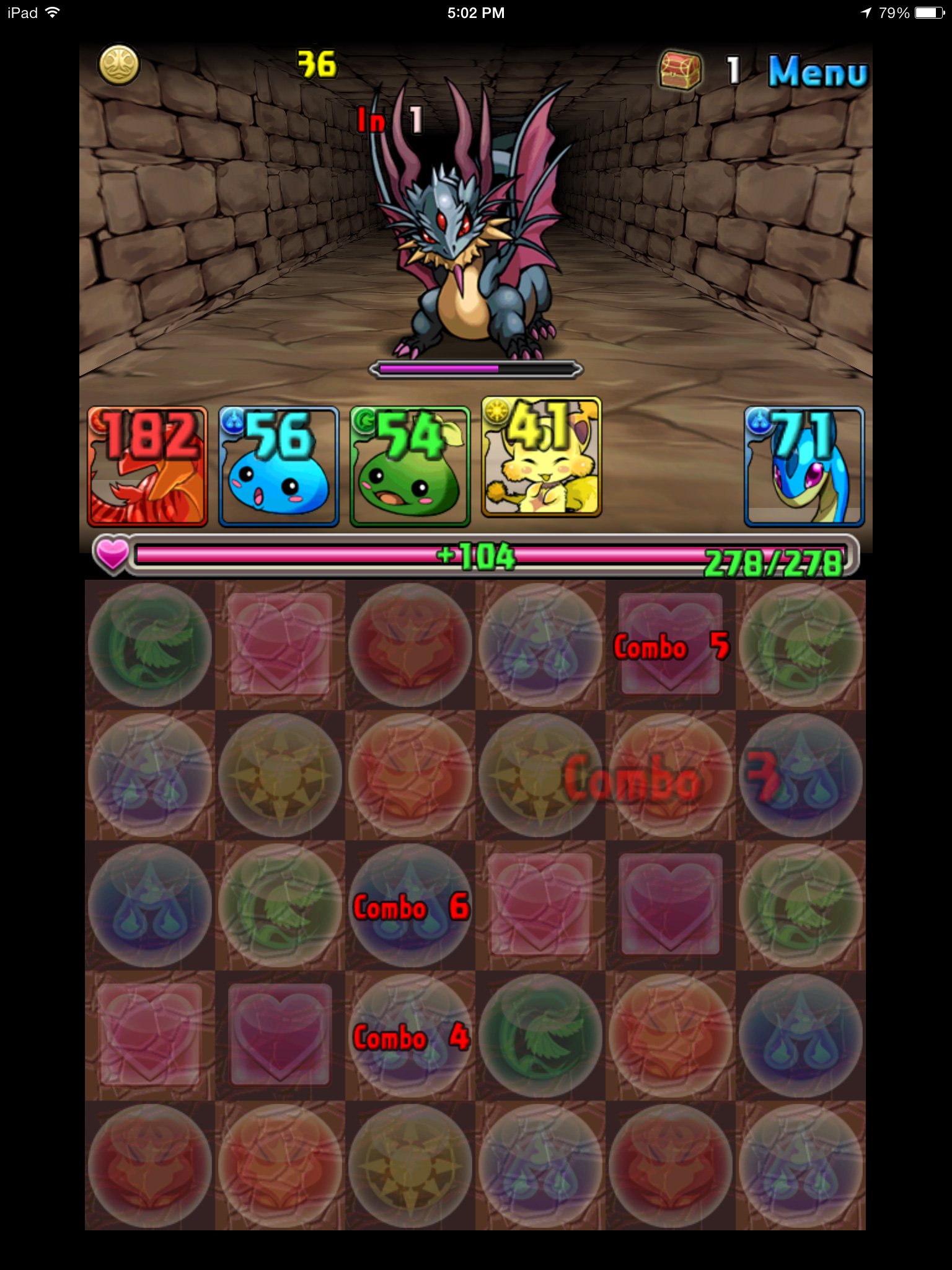 Puzzle and Dragons hints
