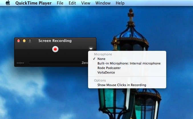 Best screen recording and capture apps for Mac: QuickTime Player