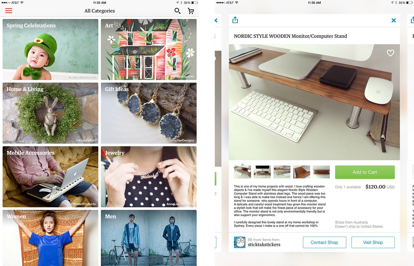 Best DIY and craft apps for iPad: Etsy