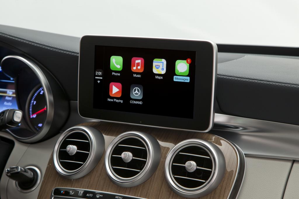 This is what CarPlay looks like for Mercedes-Benz