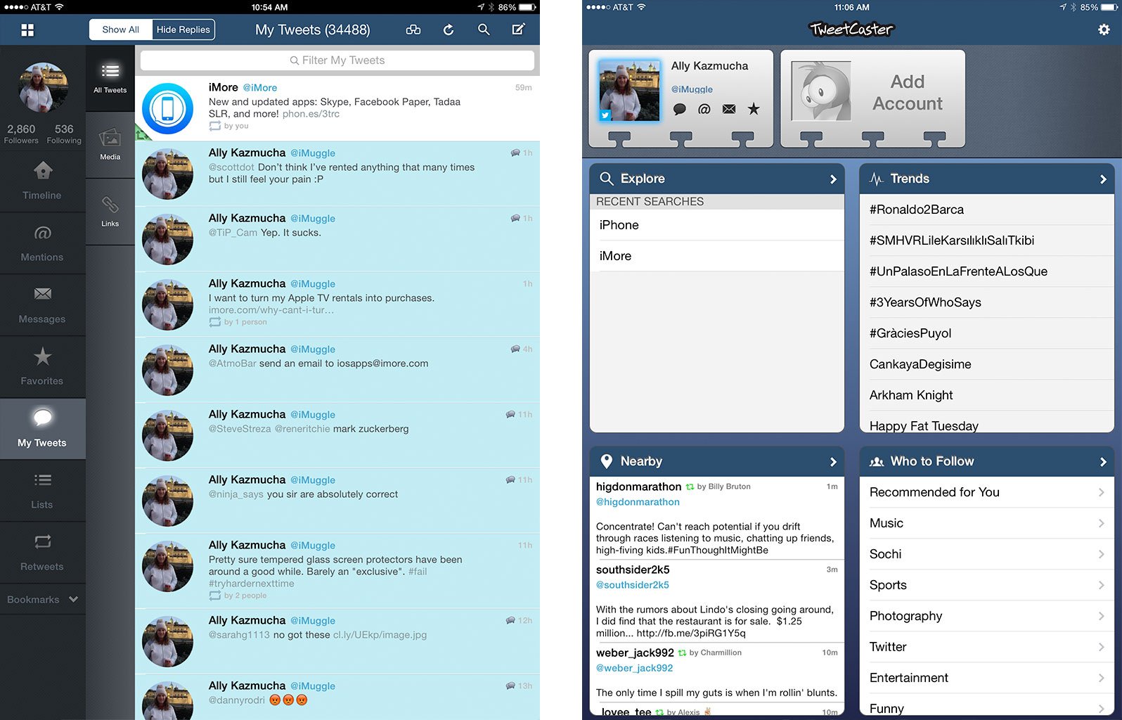 Best Twitter apps for iPad: Tweetcaster Pro