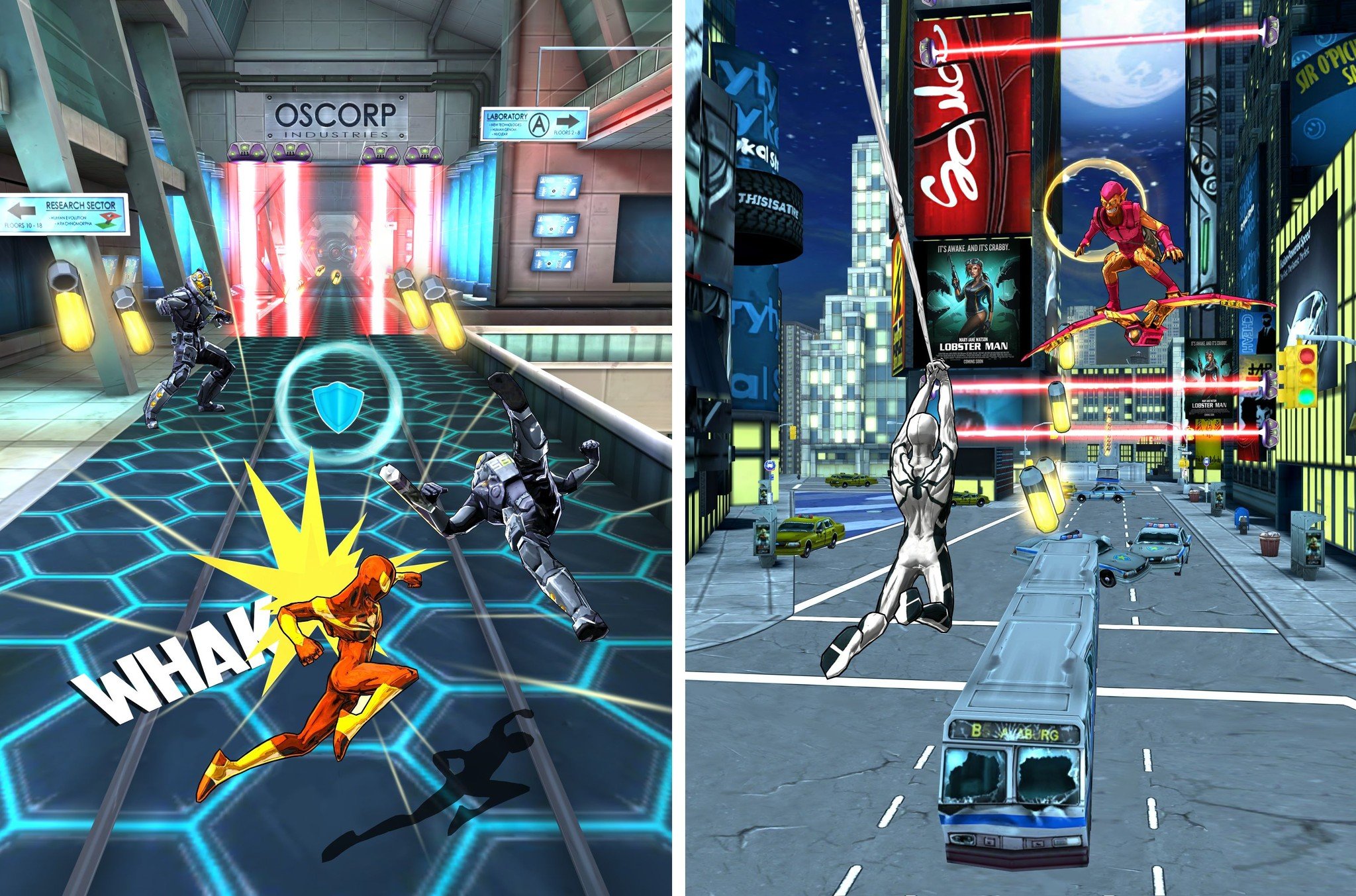 Spider-Man Unlimited screens gameplay