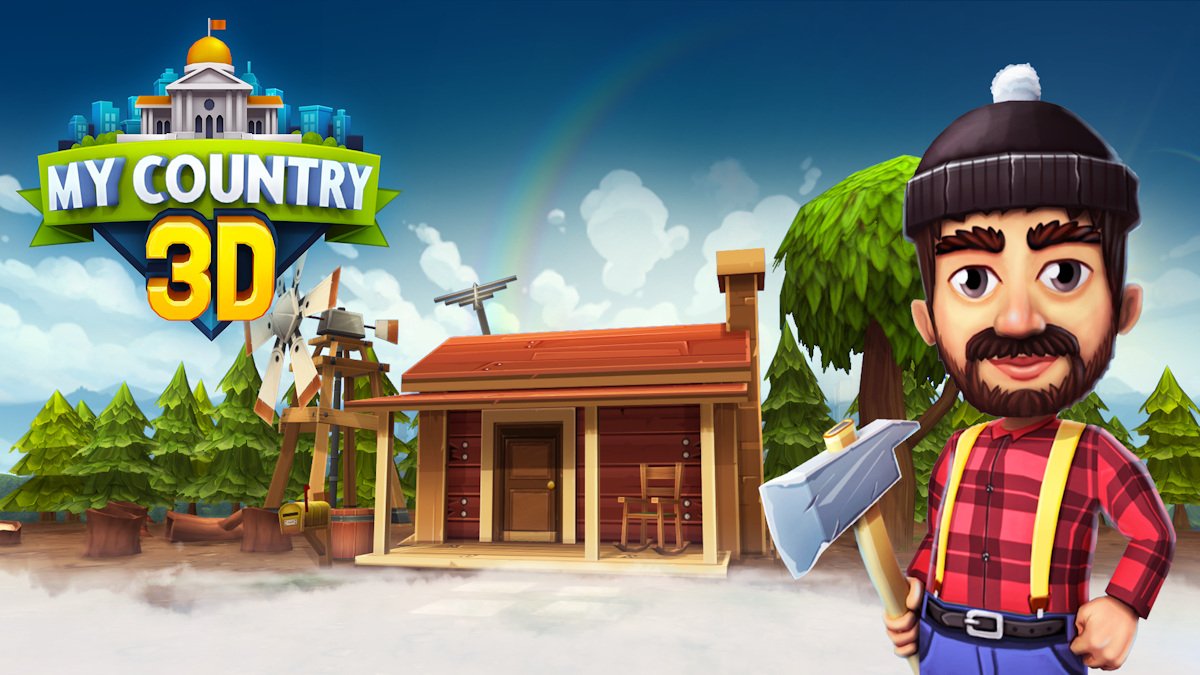 My Country 3D lumberjack Mobile Nations exclusive