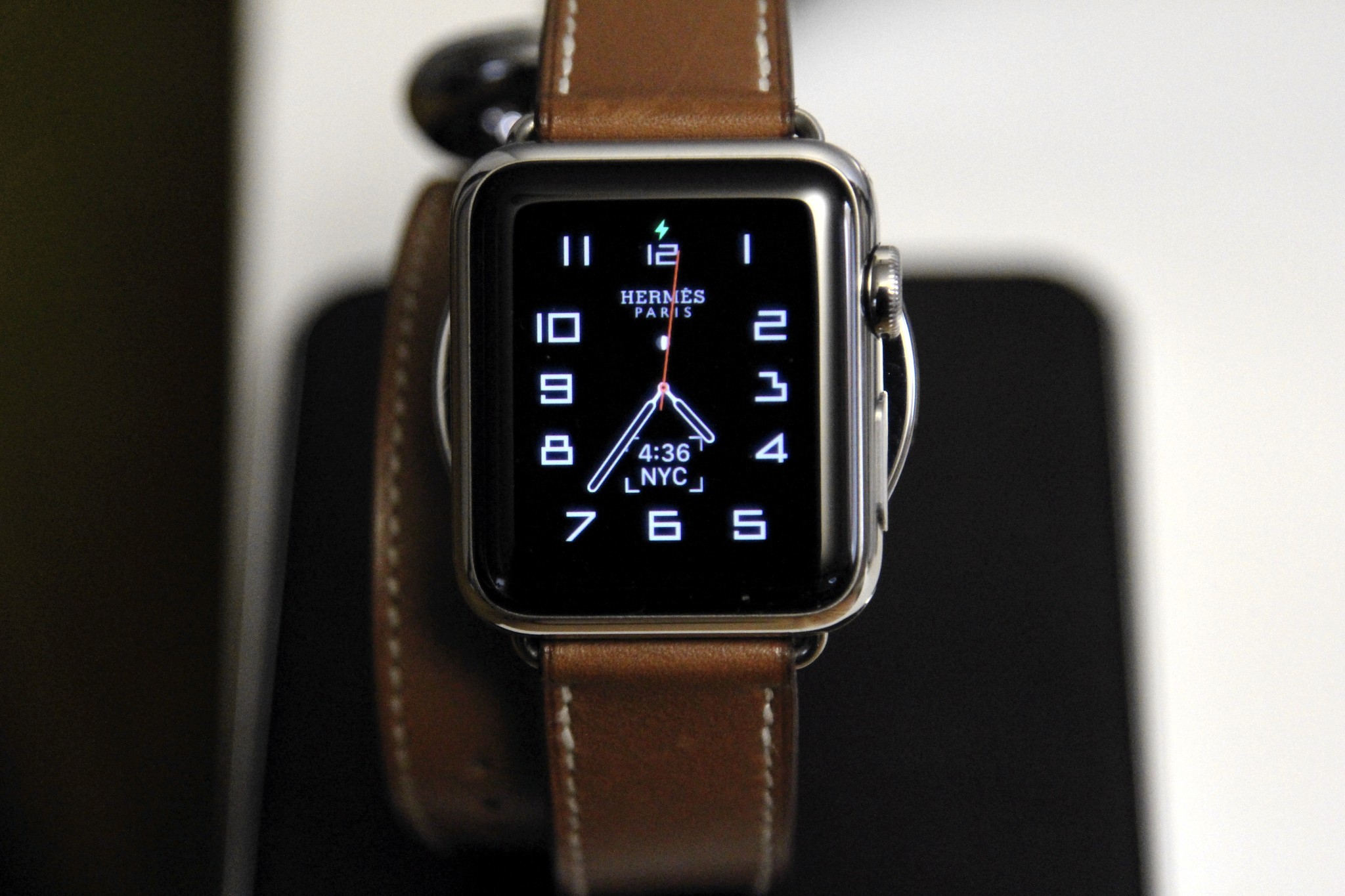 The Hermes custom Apple Watch face 