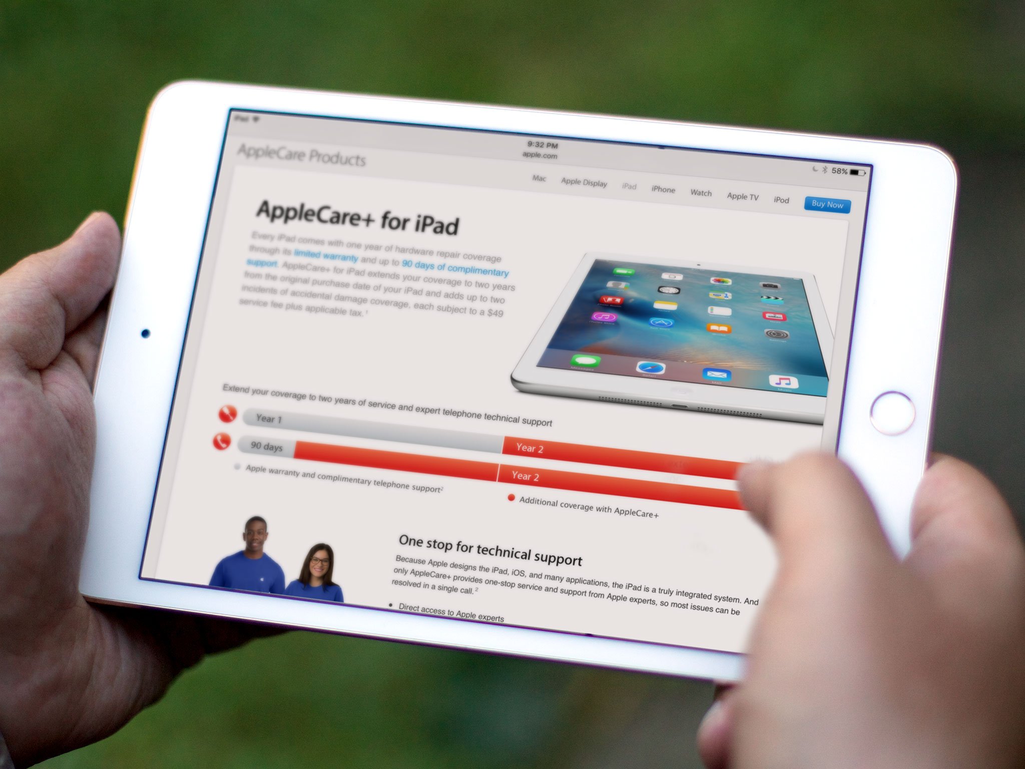 AppleCare on iPad