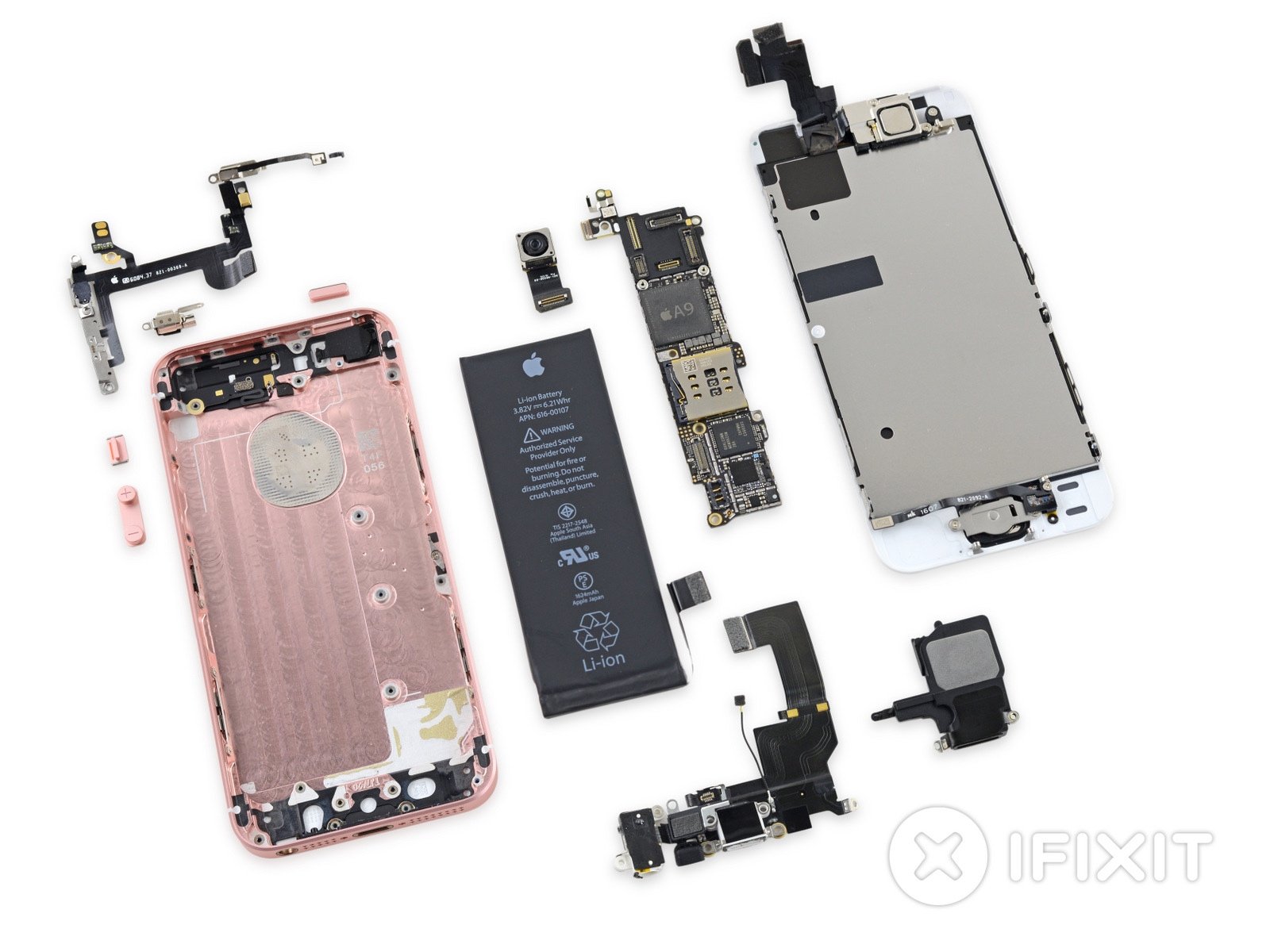 iPhone disassembled