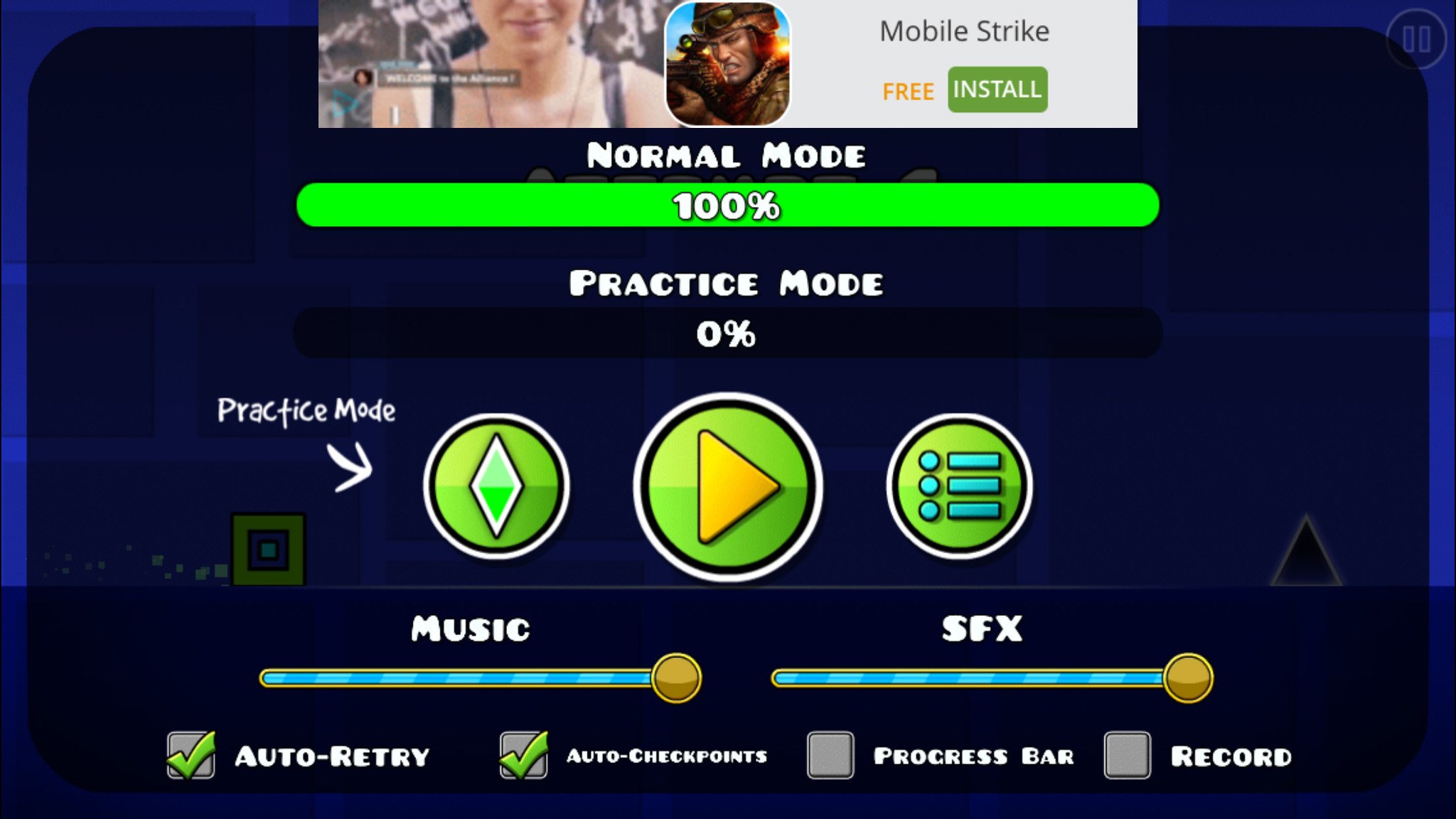Using practice mode is a great way to work ahead and figure out what you need to do.