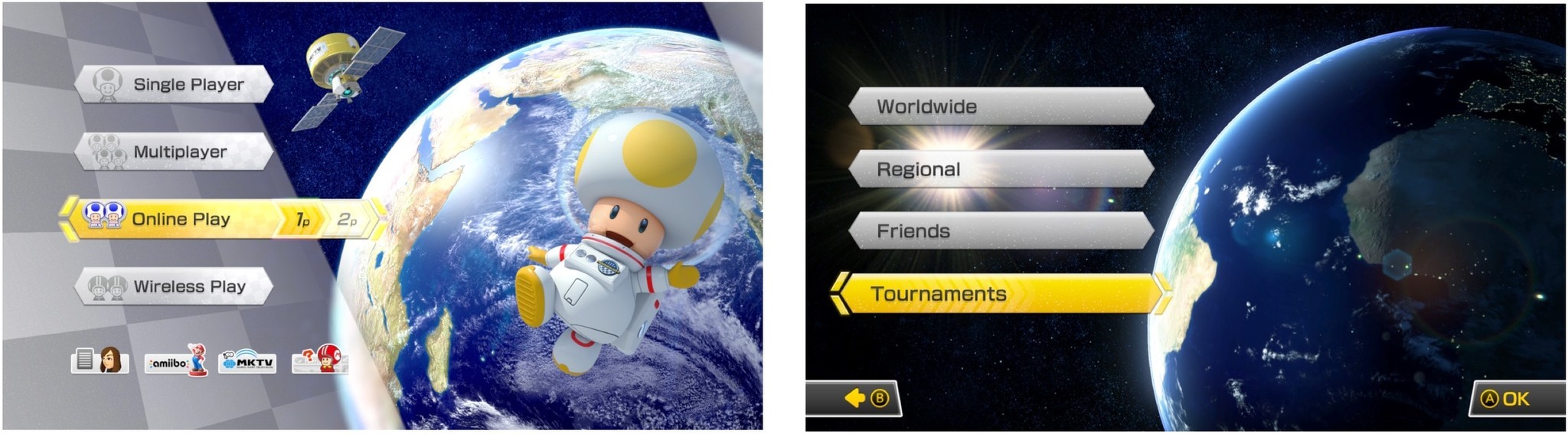 Online tournaments for Mario Kart 8 Deluxe