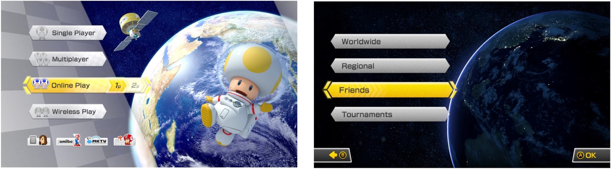 Online play for Mario Kart 8 Deluxe