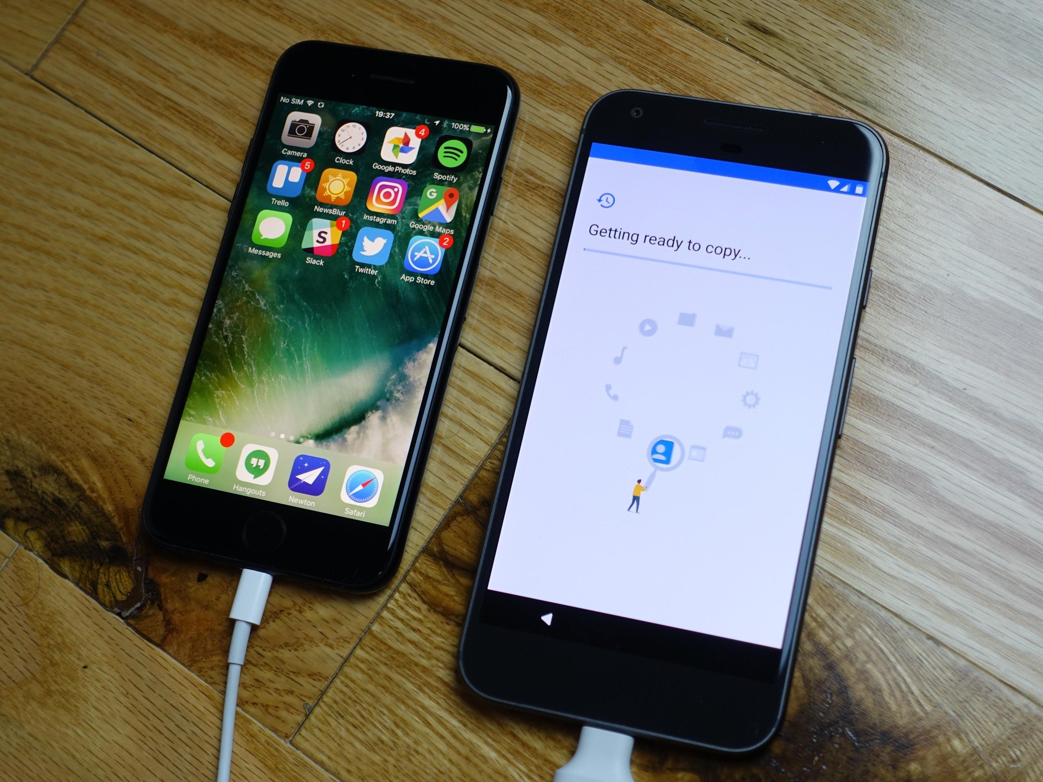 sync google contacts with iphone