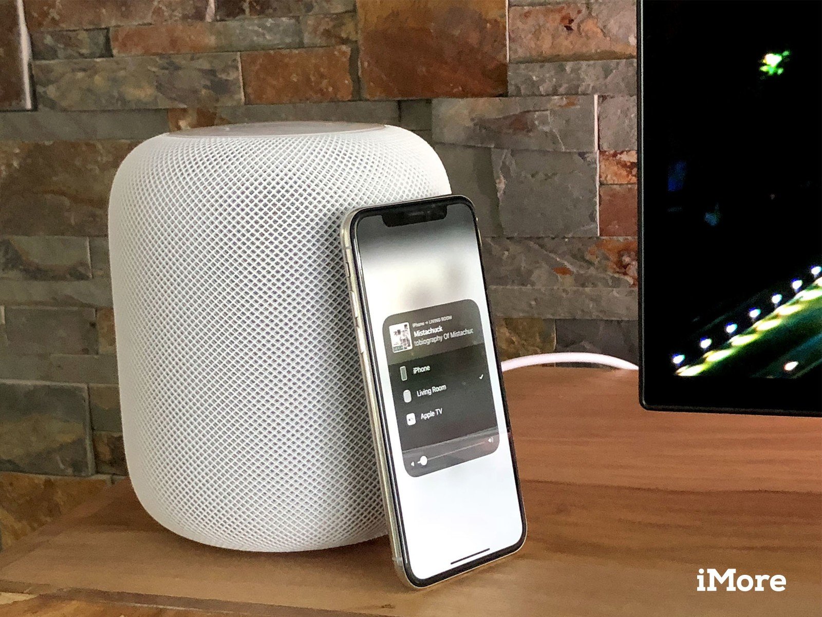 HomePod and iPhone