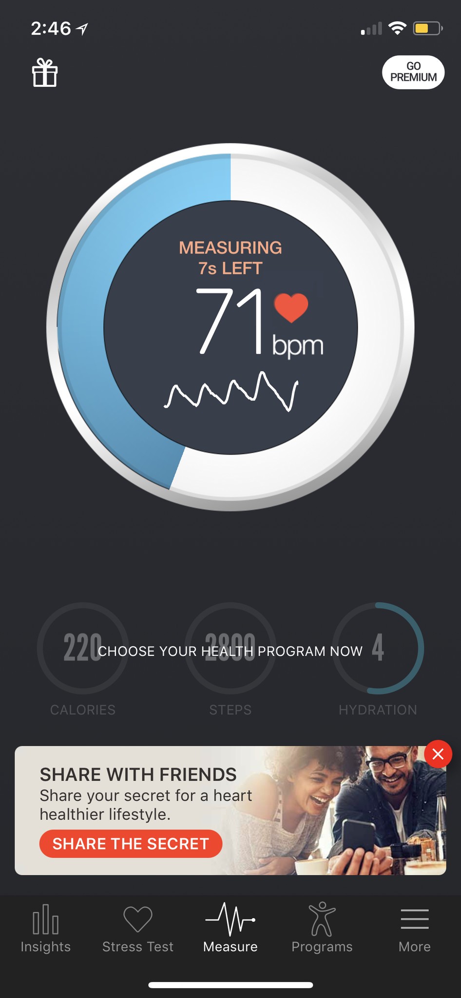 app to measure heart beat
