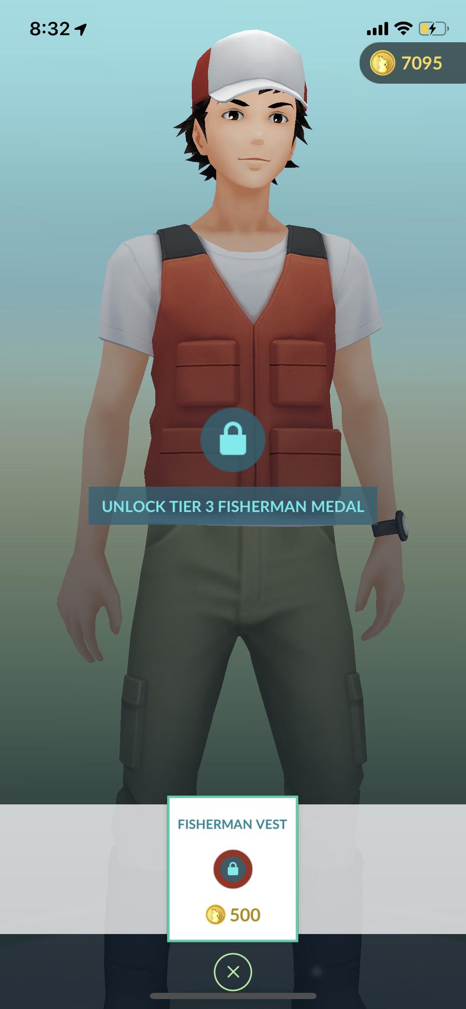 Pokemon Go Fisherman Medal Style