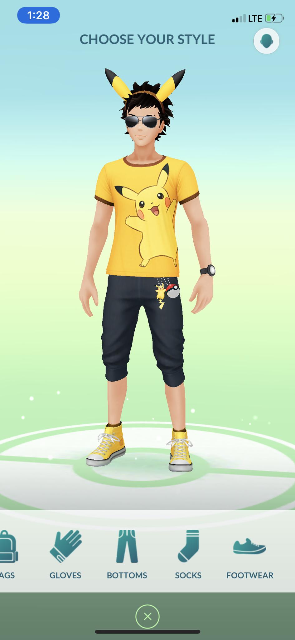 Pokemon Go Pikachu Fan Style