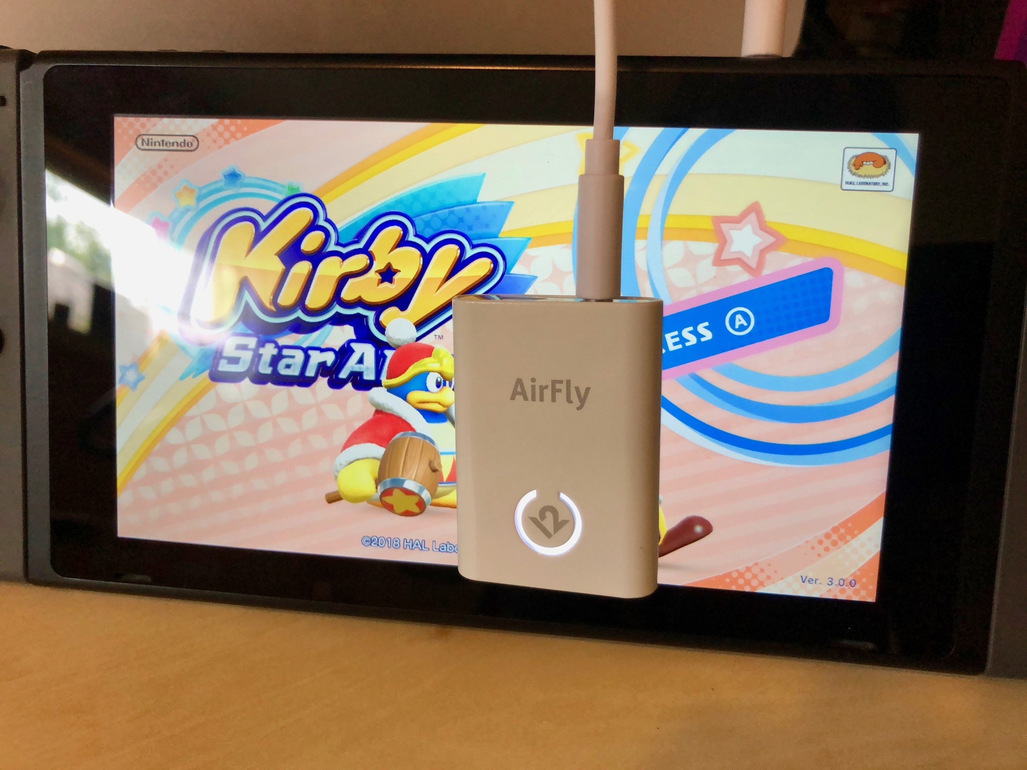 AirFly avec Nintendo Switch