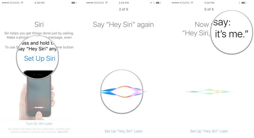 How to set up your iPhone 12 as new by showing steps: Set up Hey, Siri
