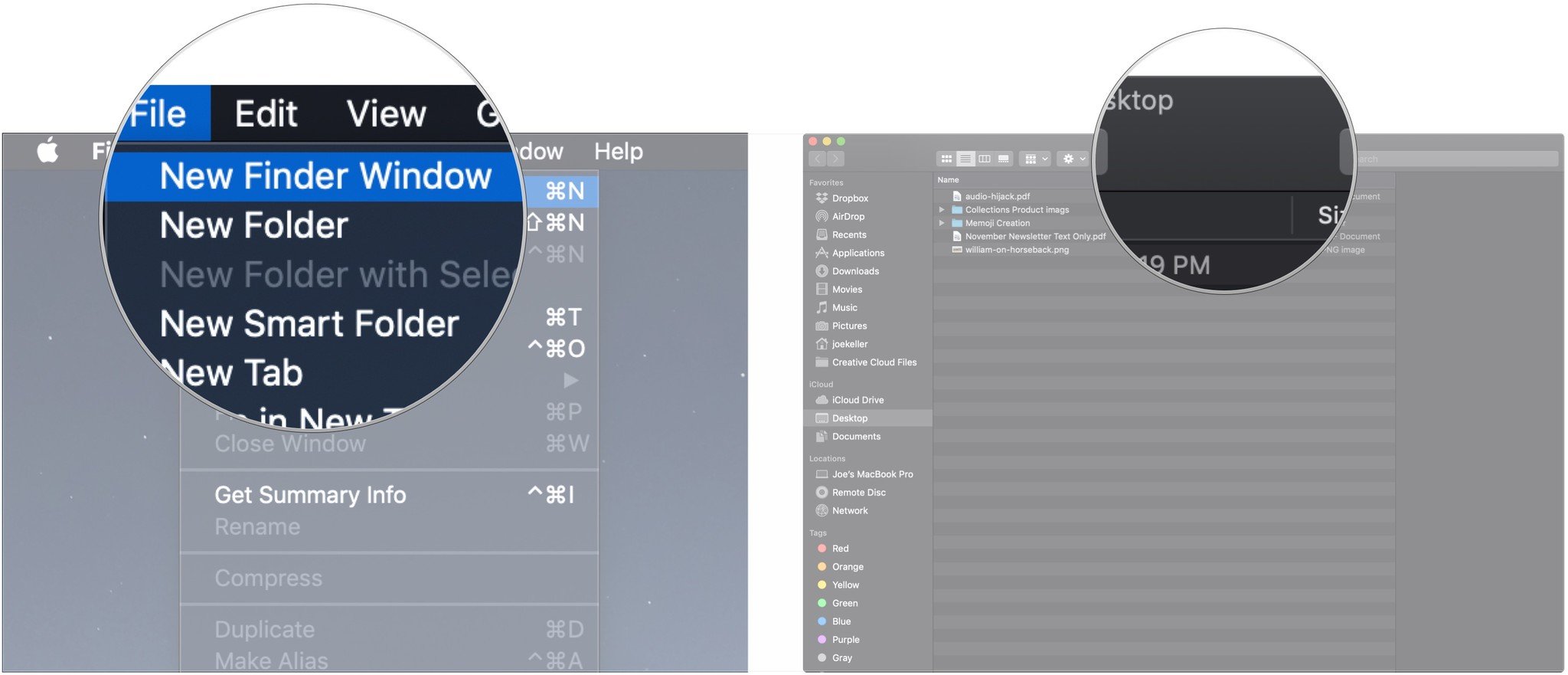 To customize the Finder toolbar, open Finder window, right-click toolbar