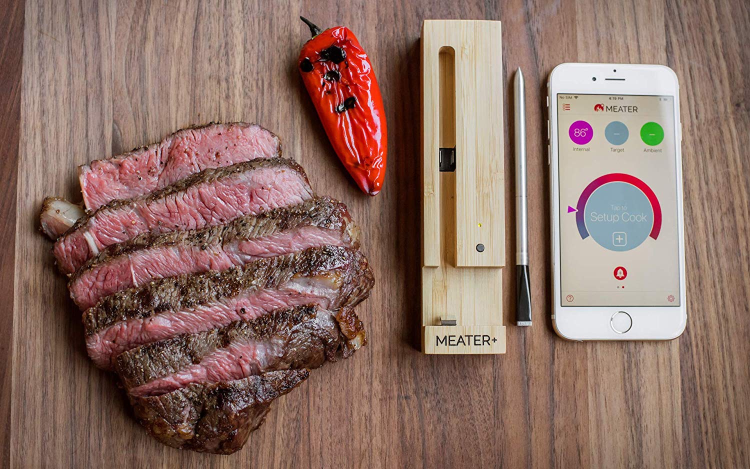 meater smart thermometer hero
