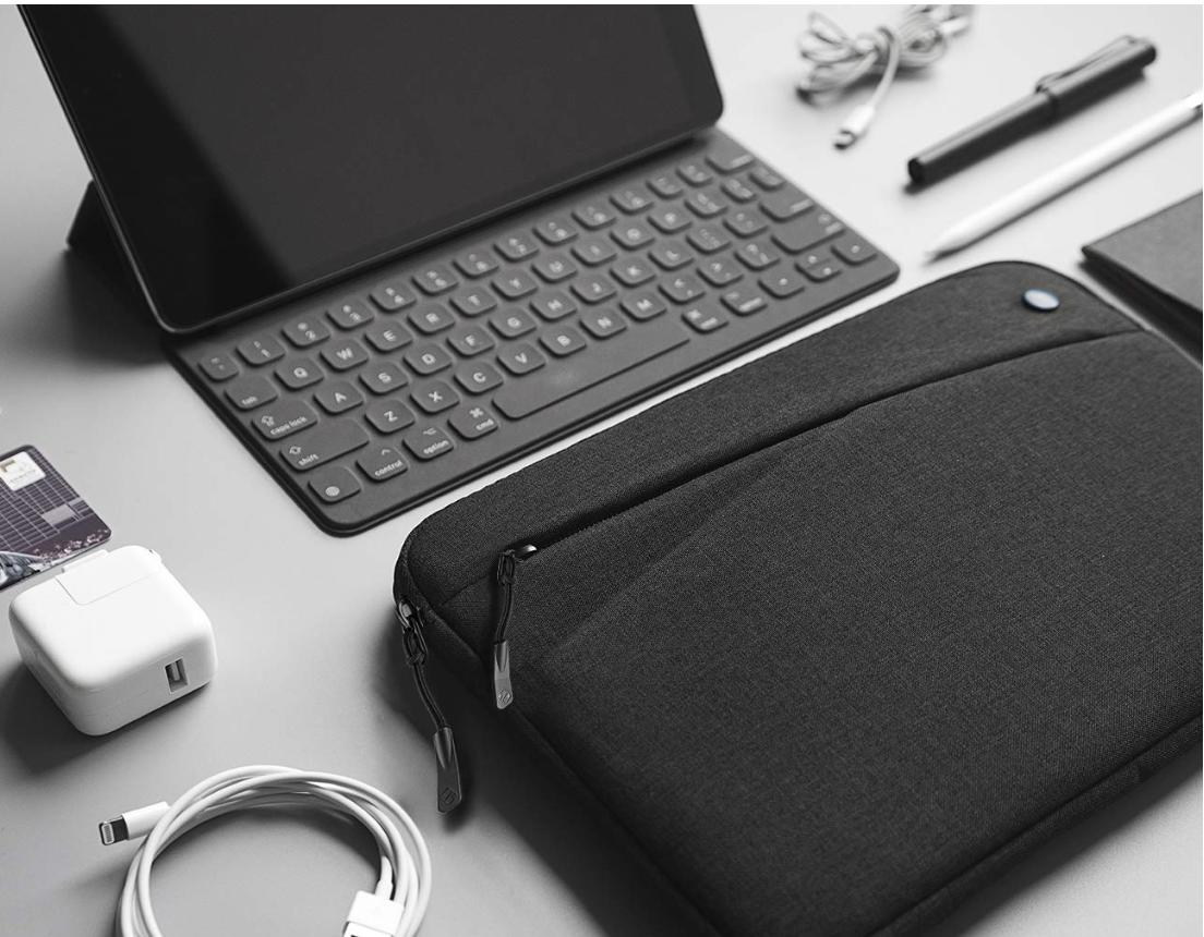 Protective Bag for Samsung Galaxy Tab Navy Bellagenda Sleeve case for iPad Pro 11 inch YKK Zipper Fits 9.7 to 11 inch Tablet 10.5 inch for iPad Pro 9.7 inch Sleeve Case for iPad