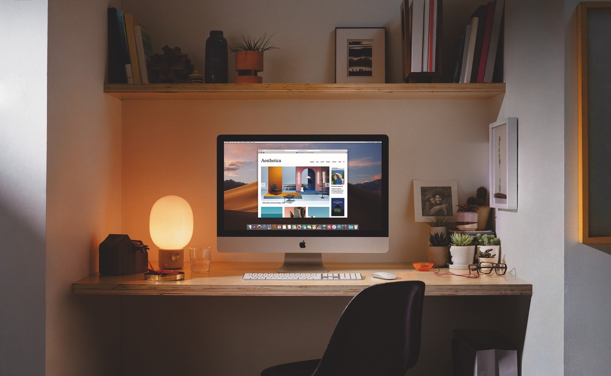 iMac 2019 in home office