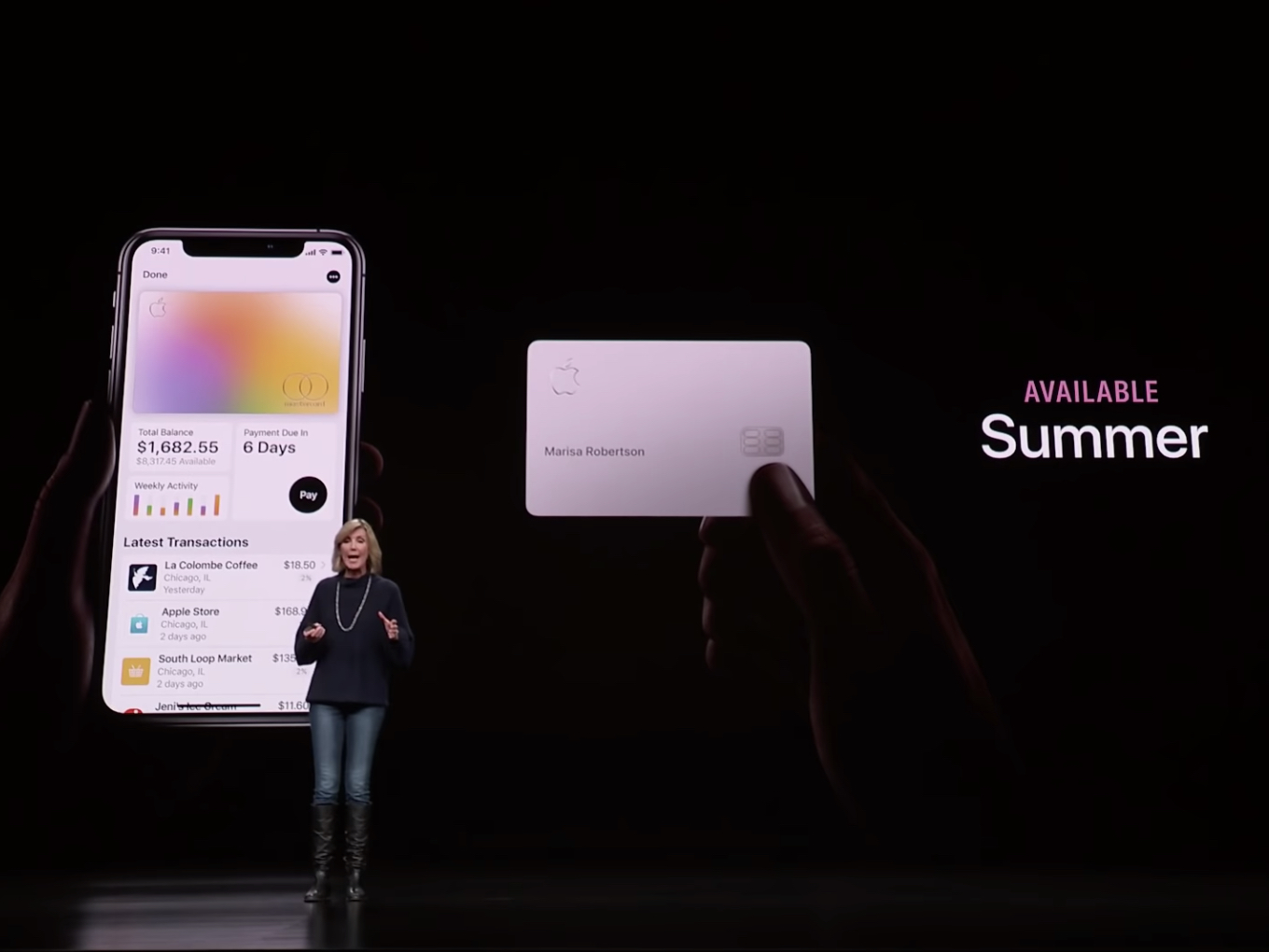 Apple Card announced at Apple's March 2019 event