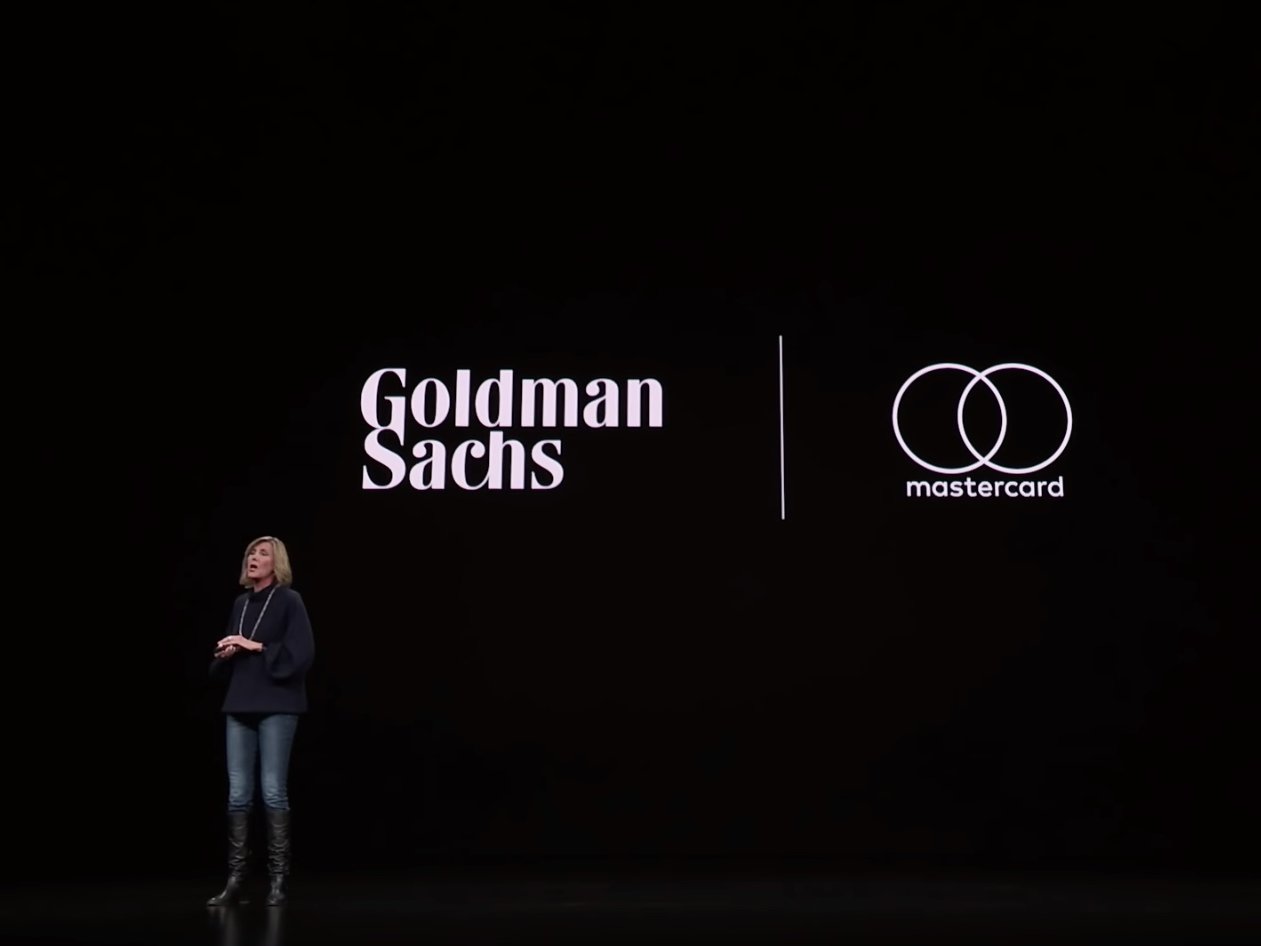 Apple March Event Goldman Sachs and Mastercard slide