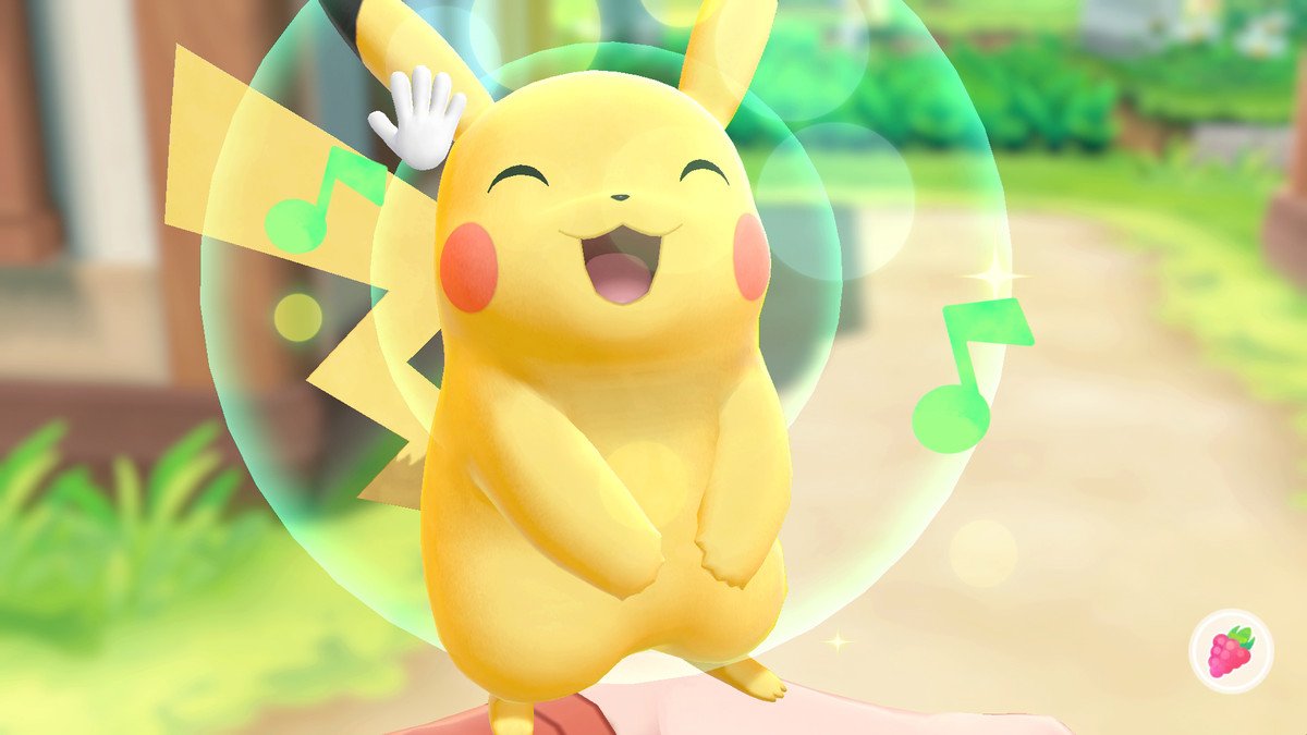 Pokemon Let's Go, Pikachu screenshot
