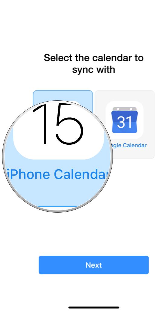 Readdle Calendars 5 choisissez le calendrier iOS