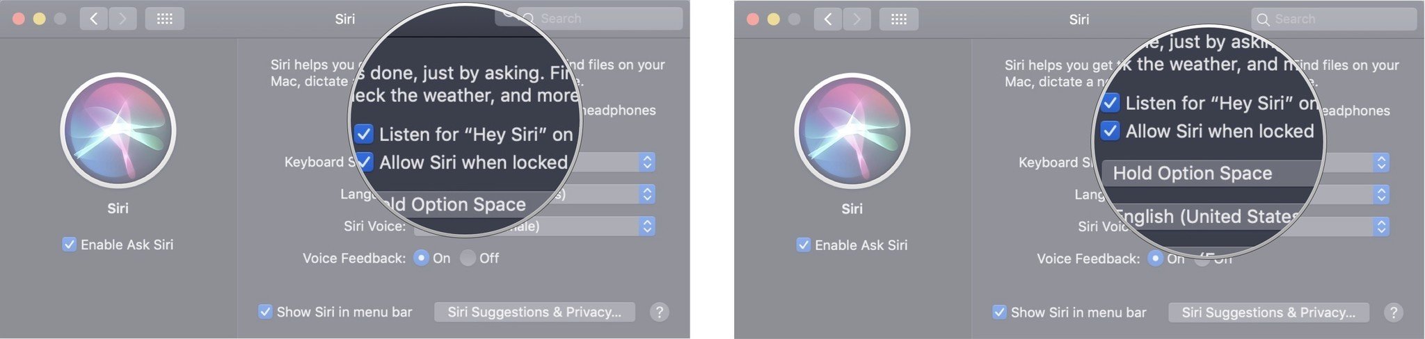 To use Siri on Mac with AirPods or supported Beats headphones, tick the box for Listen for Hey Siri on headphones.