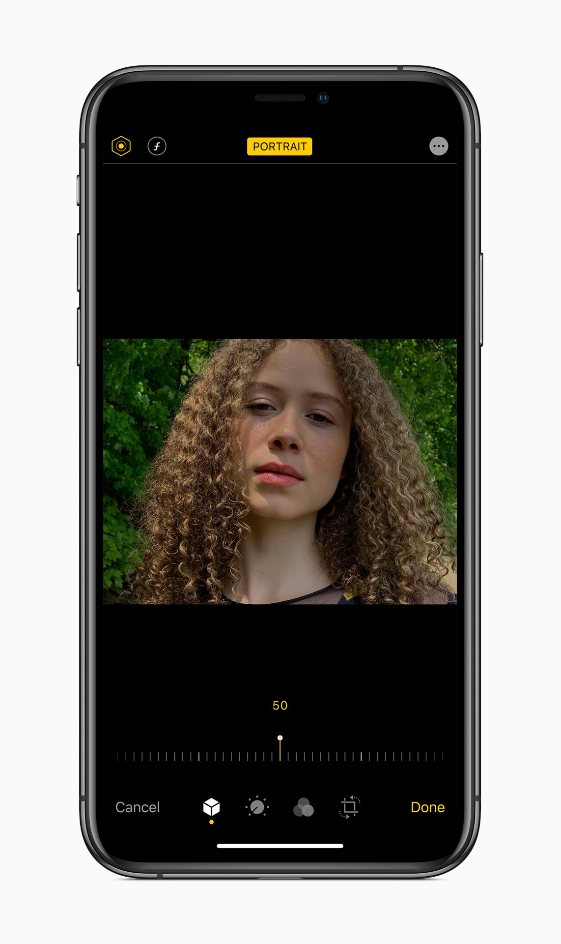 iOS 13 portrait mode