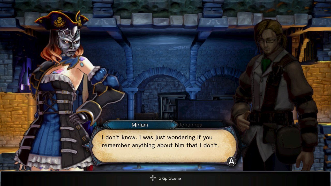 Bloodstained: Ritual of the Night dialogue