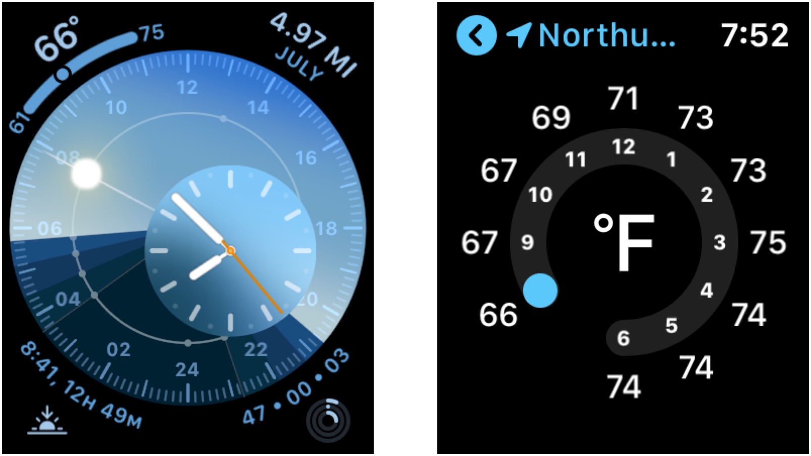 Apple Watch weather complication