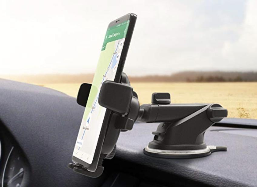 Easy One Touch 2 Car Mount Universal Phone Holder Compatible iPhone X 8/8 Plus 7 7 Plus 6s Plus 6s 6 SE Samsung Galaxy S9 S9 Plus S8 Plus S8 Edge S7 S6 Note 8 5 