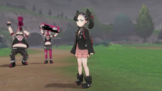 Marnie and Team Yell Pokemon Sword and Shield