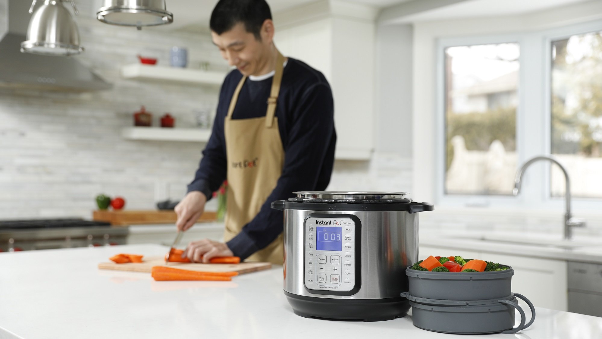Instant Pot with accessories