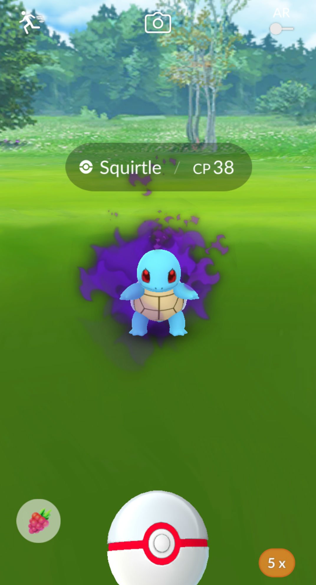 Pokemon Go Shadow Squirtle catch
