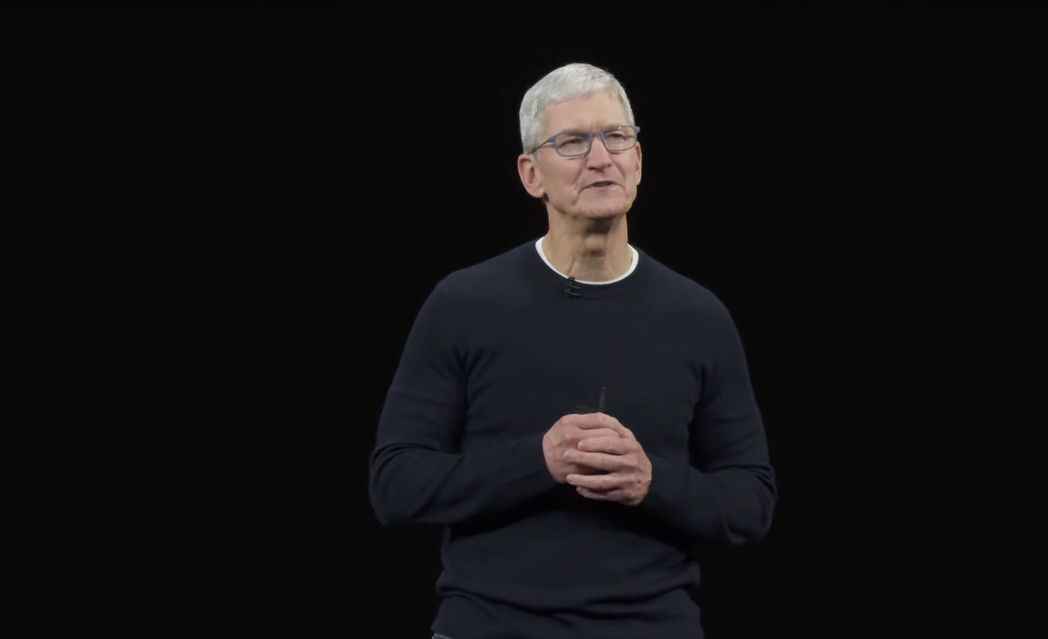 Tim Cook at the iPhone 11 Pro event
