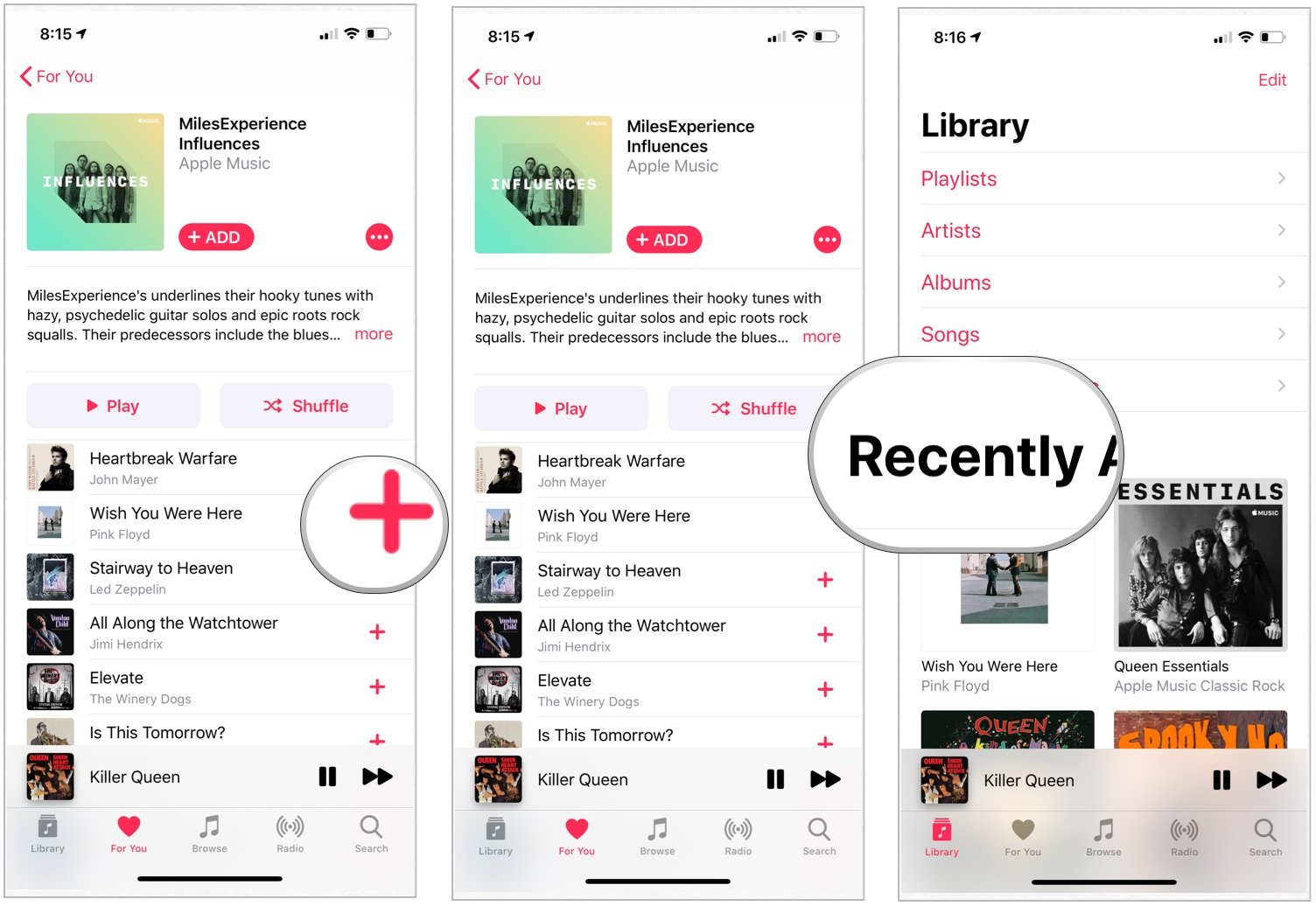 Apple Music add content
