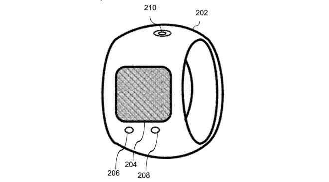 An image from Apple's ring patent