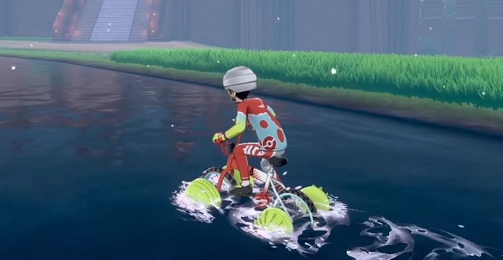 Using a bicycle in Pokemon Sword and Shield