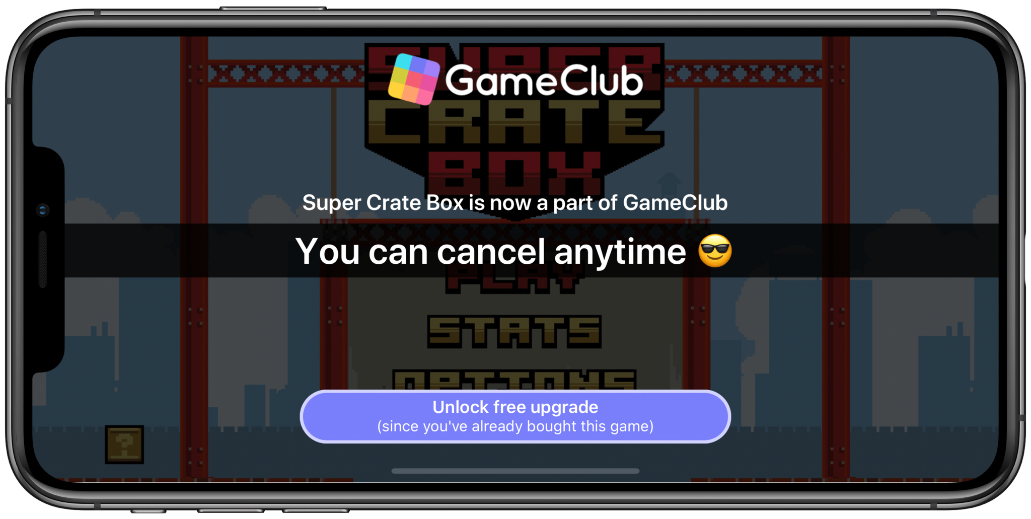 Restore purchase in Super Crate Box with GameClub