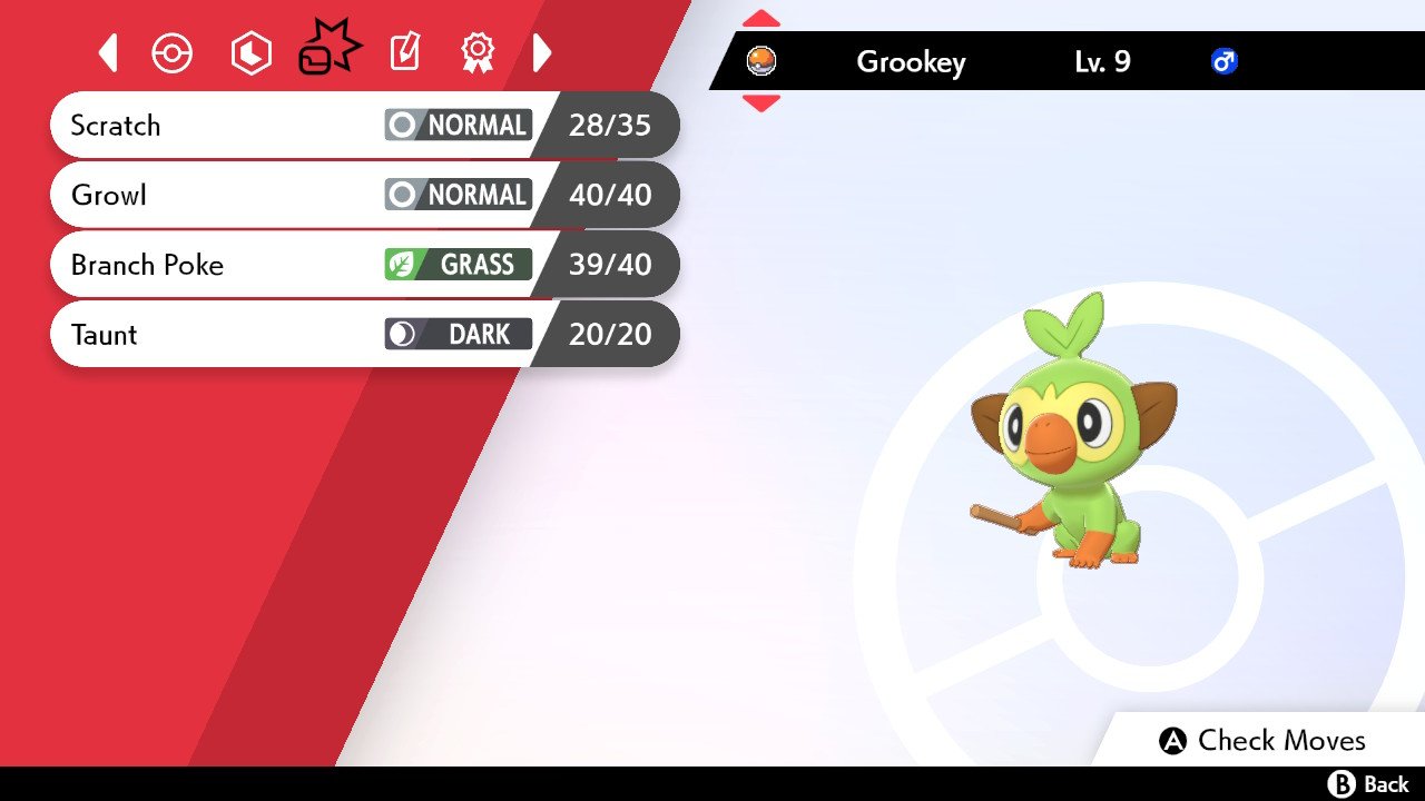 Moces for Grookey