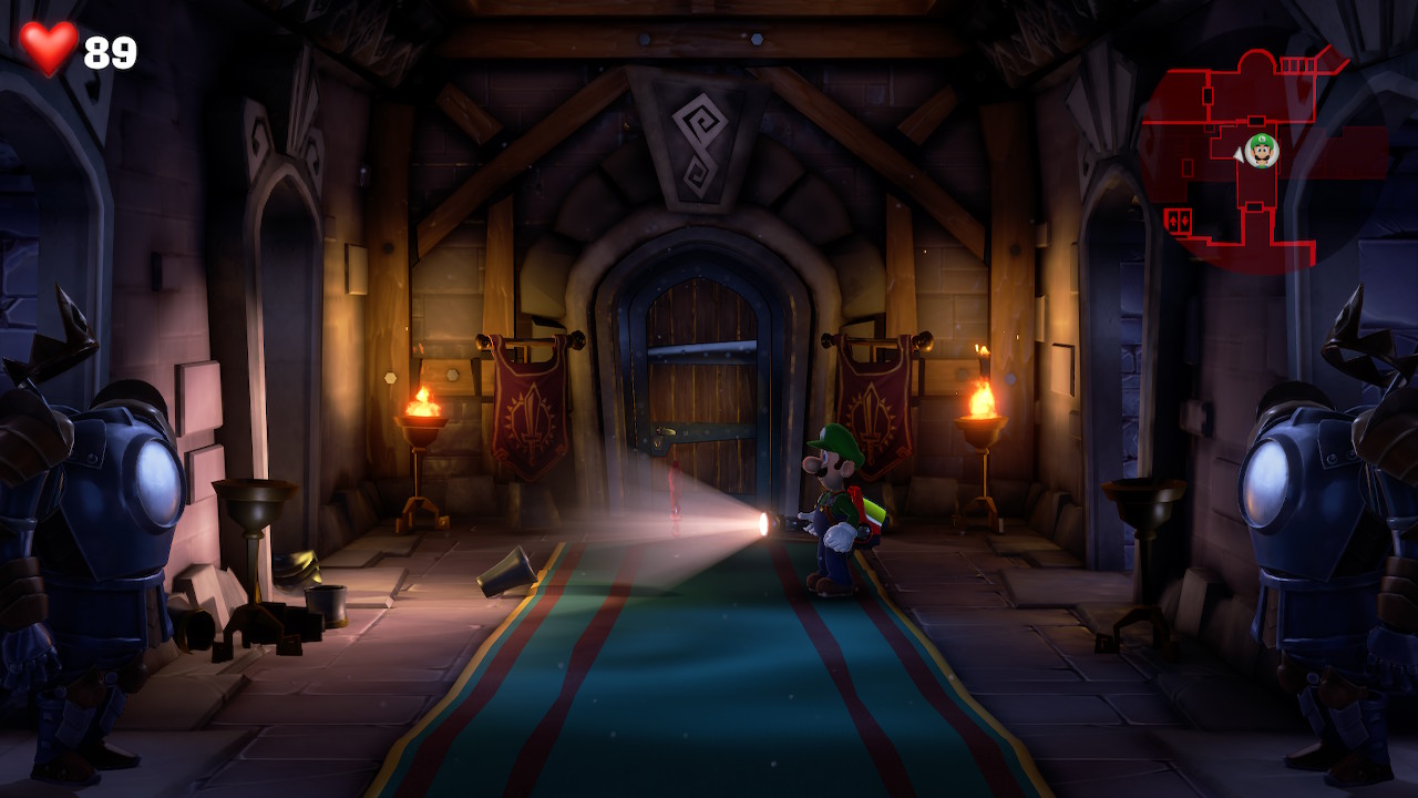 Luigi finds the red gem in RIP Suites