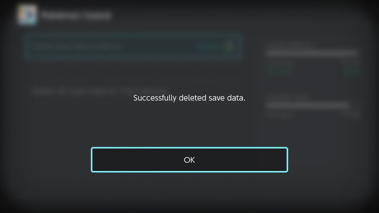 Pokemon Sword and Shield how to delete a game