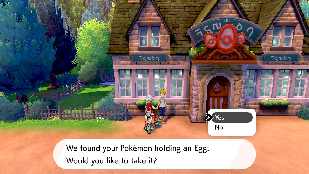 Pokemon Sword and Shield Nursery Lady Egg