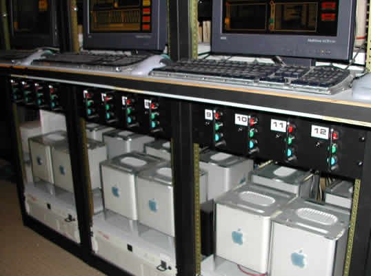 Apple G4 Cubes used on Enterprise set
