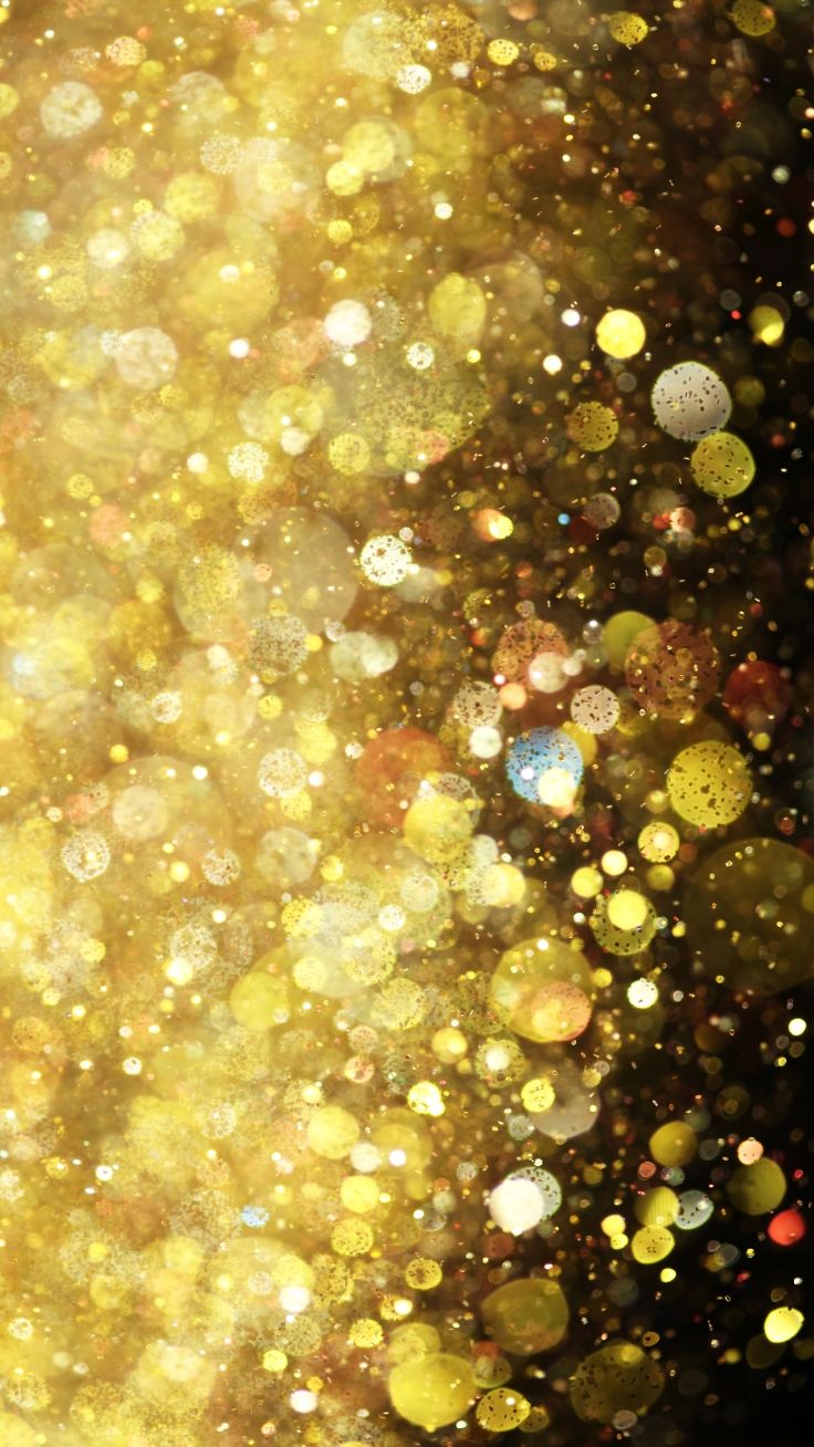 Gold glitter bokeh sparkle for Christmas and New Years