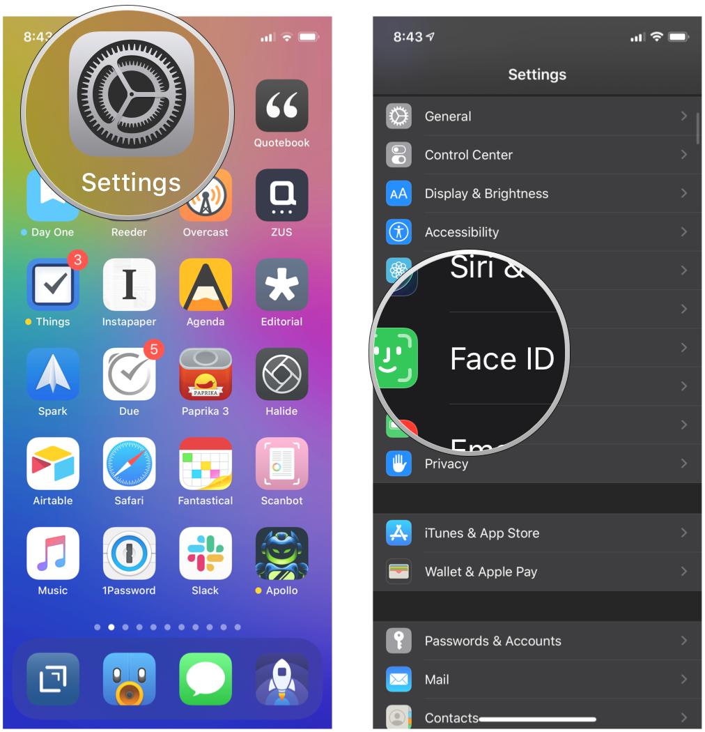 How to disable Control Center on the Lock screen: Open Settings, tap Face ID and Passcode