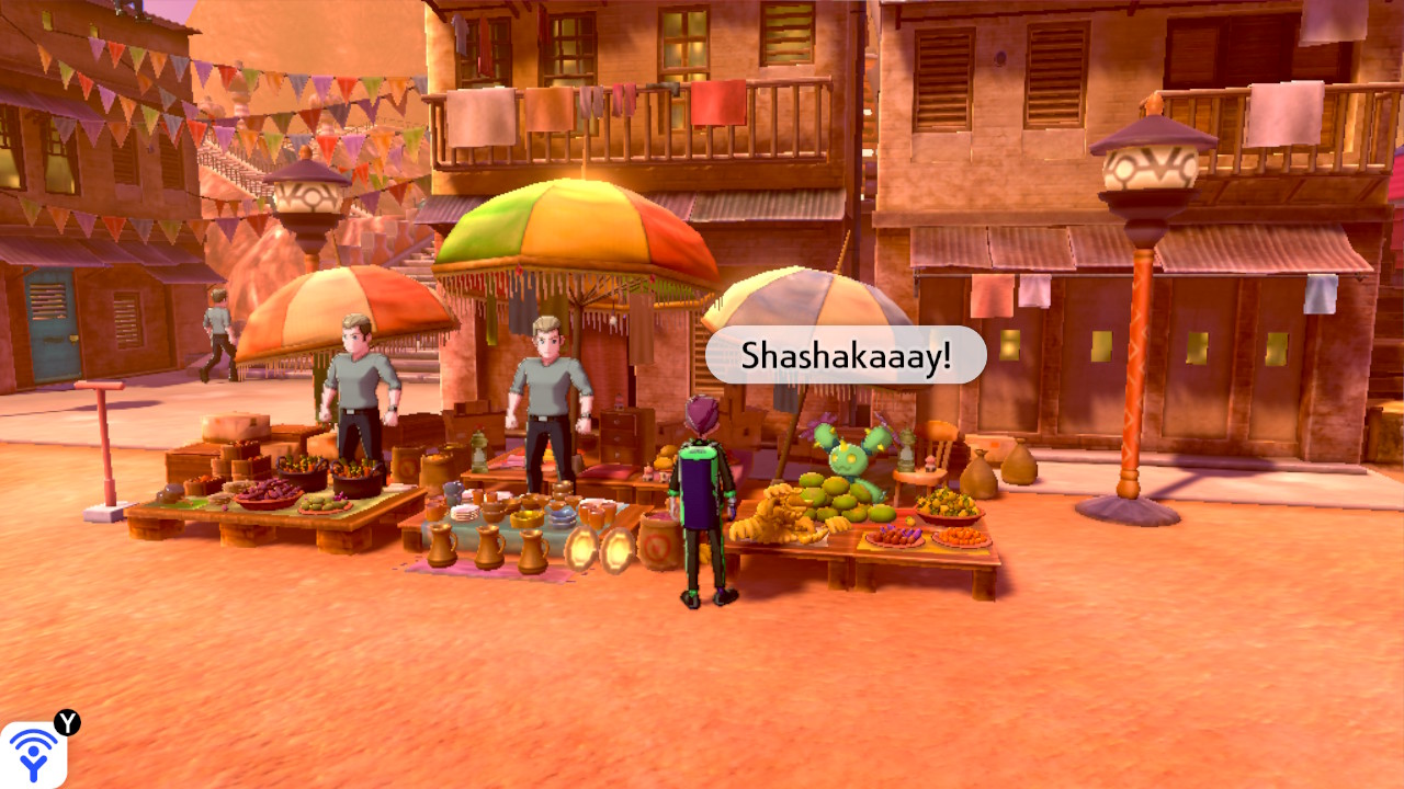 Pokemon Sword and Shield Stow-on-Side's Street Market